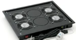 Panou ventilatie Triton pentru rack de podea 19", 4 ventilatoare - imagine 2