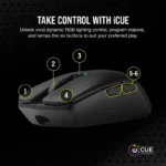 Mouse Gaming Corsair KATAR ELITE WIRELESS negru - imagine 7