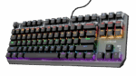 Tastatura Trust GXT834 Callaz Tenkeyless cu fir mecanica, negru - imagine 4