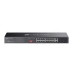 Omada 18-Port Gigabit Rackmount  Switch with 16-Port PoE+ PORT: