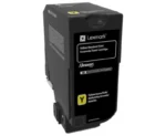 Toner Lexmark 74C2SYE yellow, 7k ,compatibil cu CX725de, CX725dhe,CX725dthe, CS725de, - imagine 3