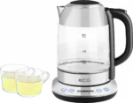 Cana electrica fierbator ECG RK 1781 glass, 1.7 L, 2200 W, 5 setari de temperatura - imagine 10