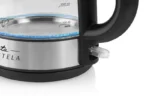 Cana fierbator din sticla ETA Crystela 6153, 1,7 L, 2200 W, iluminare LED albastra - imagine 6