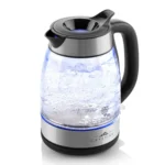 Cana fierbator din sticla ETA Crystina 5153 90000, 1.7 litri, 2200 W, lumina albastra de fundal - imagine 3