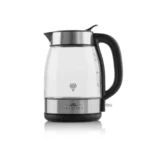 Cana fierbator din sticla ETA Crystina 5153 90000, 1.7 litri, 2200 W, lumina albastra de fundal - imagine 4