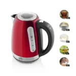 Cana fierbator ETA Ela Digi 9598, 1,7 L, 2100 W, otel inoxidabil, culoare rosie, control temperatura - imagine 2