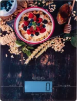 Cantar digital de bucatarie ECG KV 1021 berries, 10 Kg, functie TARA, precizie 1 g, LCD - imagine 3