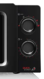 Cuptor cu microunde Gallet FMOM 205B negru, 700 W, 20 litri, 6 niveluri de putere, timer - imagine 4