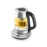 Fierbator electric cu infuzor pentru ceai ETA CRYSTELA PREMIUM 9153, 1.5 L, 2200W, otel inoxidabil si sticla - imagine 5