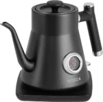 Fierbator electric ECG Forza 5000 Pour over Nero, 1200 W, 0.8 litri, otel inoxidabil, negru mat - imagine 4