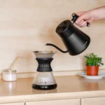 Fierbator electric ECG Forza 8000 Pour over Nero, 1200 W, 1 litru, otel inoxidabil, negru mat - imagine 11
