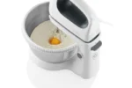 Mixer de mana cu bol ETA Crema II 2052 90000, 400 W, 3.4 L, 5 viteze, functie Turbo, alb - imagine 9