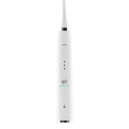 Periuta electrica sonica ETA Sonetic Holiday 4707 90000, dezinfectare UV, 2 capete, alb