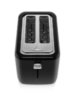 Prajitor de paine ETA Eron 8166 90000, 2 felii, 930 W, 7 niveluri de incalzire, afisaj LED, control tactil, otel inoxidabil, negru - imagine 2