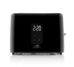 Prajitor de paine ETA Eron 8166 90000, 2 felii, 930 W, 7 niveluri de incalzire, afisaj LED, control tactil, otel inoxidabil, negru - imagine 4