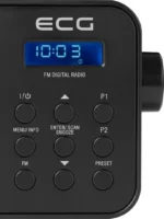 Radio FM ECG R 105, 1.2 W, alarma, memorie 30 de posturi - imagine 9