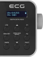 Radio portabil ECG RD 110 DAB cu tuner DAB+ si FM, negru, 1,2 W, memorie 30 de posturi - imagine 6