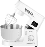 Robot de bucatarie ECG FORZA 5500 Giorno Bianco, 1500 W, 6,5 litri, panou de control tactil, sistem de amestecare planetar - imagine 3