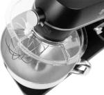 Robot de bucatarie ECG FORZA 6600 Metallo Nero, 1800 W, 6,5 litri, afisaj LED, sistem de amestecare planetar - imagine 6