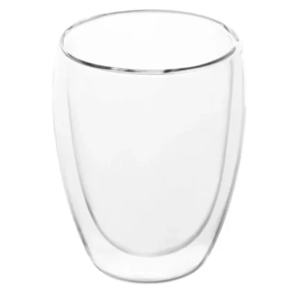 Set 2 pahare pentru capuccino ETA 4181 93010, 240 ml, pereti dubli din sticla borosilicata