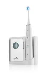 Set 2 x Periuta de dinti electrica sonica ETA Sonetic 3707 90010, dezinfectare UV, IPX7, MicroBUBBLES, alb si negru - imagine 10