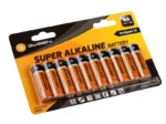 Set baterii Alcaline GoGEN SUPER AA, LR06, blister 10 buc - imagine 4