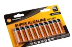 Set baterii Alcaline GoGEN SUPER AA, LR06, blister 10 buc - imagine 2