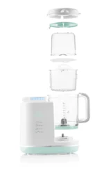 Aparat de gatit cu aburi pentru bebelusi 6 in 1 ETA MIMI 4306 90000, 700 W, 2 trepte de viteza, 0.9 litri, tritan fara BPA, LCD - imagine 3