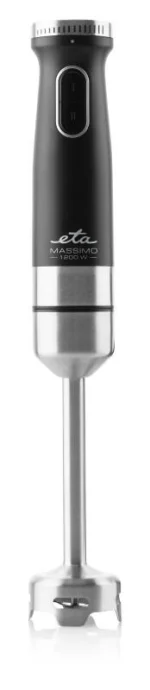 Blender de mana 3 in 1 ETA Massimo 3256 90000, 1200W, otel inoxidabil, viteza variabila + TURBO, tel, bol amestecare, negru - imagine 3