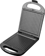 Sandwich maker grill ECG S 4310, 1200 W, 3 tipuri de placi interschimbabile 23 x 23 cm, unghi deschidere 105° - imagine 4