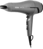 Uscator de par cu ionizare ECG Modifica Grigio Grande, 2200 W, 2 viteze, 3 niveluri de temperatura, gri