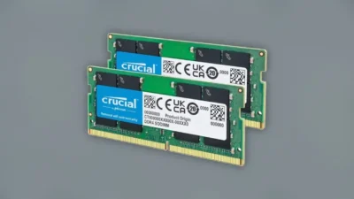 Crucial DDR4 RAM module pair | TechPlaza.ro