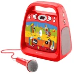 CD player cu Bluetooth si functie karaoke GoGEN DECKO, USB, MP3, Microfon, Rosu