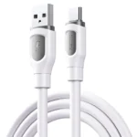 Cablu de date cu incarcare rapida REMAX RC-C113, 3A, USB-A la USB-C, 1 metru, alb