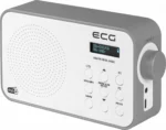 Radio portabil ECG RD 110 DAB cu tuner DAB+ si FM, alb, 1,2 W, memorie 30 de posturi