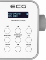 Radio portabil ECG RD 110 DAB cu tuner DAB+ si FM, alb, 1,2 W, memorie 30 de posturi - imagine 7