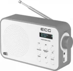 Radio portabil ECG RD 110 DAB cu tuner DAB+ si FM, alb, 1,2 W, memorie 30 de posturi - imagine 8