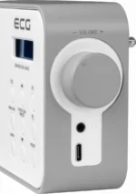 Radio portabil ECG RD 110 DAB cu tuner DAB+ si FM, alb, 1,2 W, memorie 30 de posturi - imagine 9
