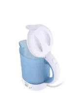 Cana electrica fierbator GALLET BOU518, 0,6 L, 650 W, alb cu albastru - imagine 4