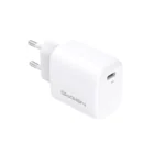 Incarcator de retea GoGEN ACHPD 120, 20W/3A, cablu USB-C/USB-C, 1 metru, alb - imagine 3