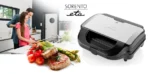 Sandwich-maker 4 in 1, ETA Sorento 3151, 900 W, otel inoxidabil, 4 tipuri de placi detasabile - imagine 5