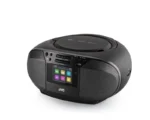 Radio cu CD JVC RD-E664B-DAB, 2x2.5W RMS, Bluetooth, USB, afisaj LCD, ceas, telecomanda, negru - imagine 2
