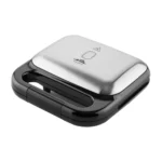 Sandwich maker ETA Krusto 4163 90000, 750W, 4 sandwich-uri triunghiulare, placi nonaderente, otel inoxidabil - imagine 4