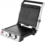 Grill si Vafe ECG KG 2033 DUO, 2000 W, 2 termostate independente - imagine 3
