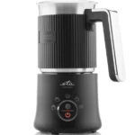 Aparat pentru spuma de lapte ETA Cremeo 8189 90000, 500W, 350 ml, 5 functii, otel inoxidabil, negru