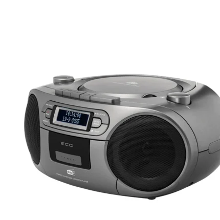Sistem audio ECG CDR 990 DAB, 2 x 2 W RMS, Radio FM, USB, CD Player, Casetofon MP3, GRI
