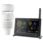 Statie meteo profesionala GoGEN ME 9900, afisaj color, aplicatie SMART, senzori de ploaie, temperatura, vant si umiditate, negru - imagine 3