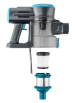 Aspirator vertical 2 in 1 ETA Fenix 1233 90000, baterie Li-Ion 25.2 V / 2200 mAh, recipient 0.6 l, gri cu albastru - imagine 10