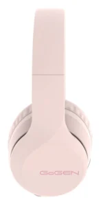 Casti fara fir GoGEN HBTM 45P, bluetooth 5.3, volum, aux-in, autonomie pana la 31 ore, roz - imagine 2