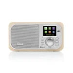 Internet radio GoGEN IR 237 BTDAB, 4 W, DAB+/FM, Bluetooth, USB, LCD color, ceas cu alarma, argintiu/maro - imagine 3